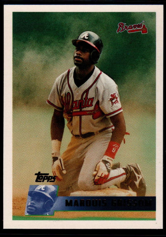 1996 Topps #297 Marquis Grissom VG Atlanta Braves 