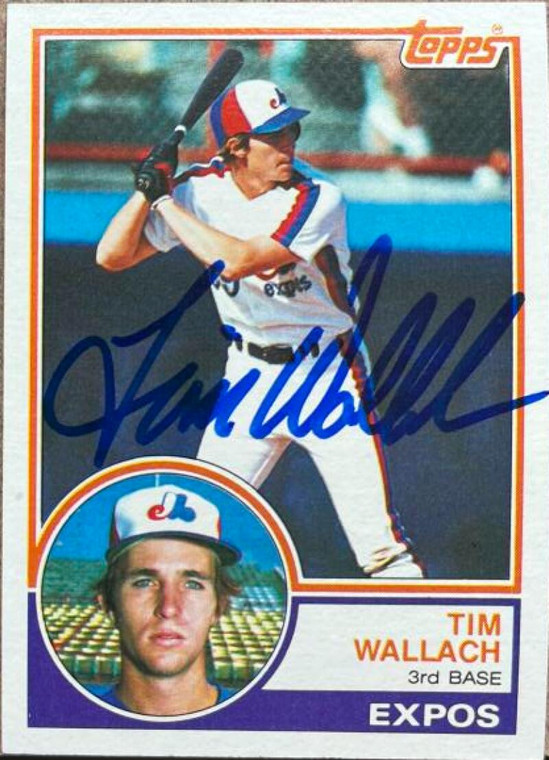 Tim Wallach Autographed 1983 Topps #552