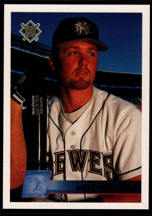 1996 Topps #302 Dave Nilsson VG Milwaukee Brewers 