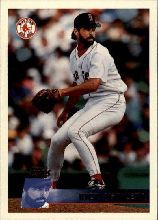 1996 Topps #305 Rick Aguilera VG Boston Red Sox 