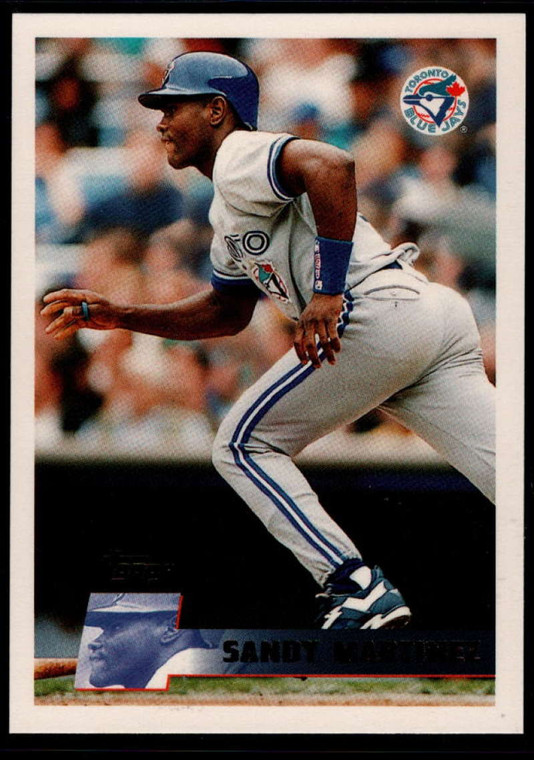 1996 Topps #321 Sandy Martinez VG RC Rookie Toronto Blue Jays 