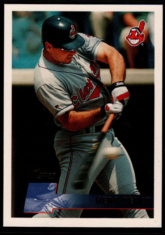 1996 Topps #355 Herb Perry VG Cleveland Indians 