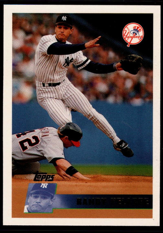 1996 Topps #361 Randy Velarde VG New York Yankees 