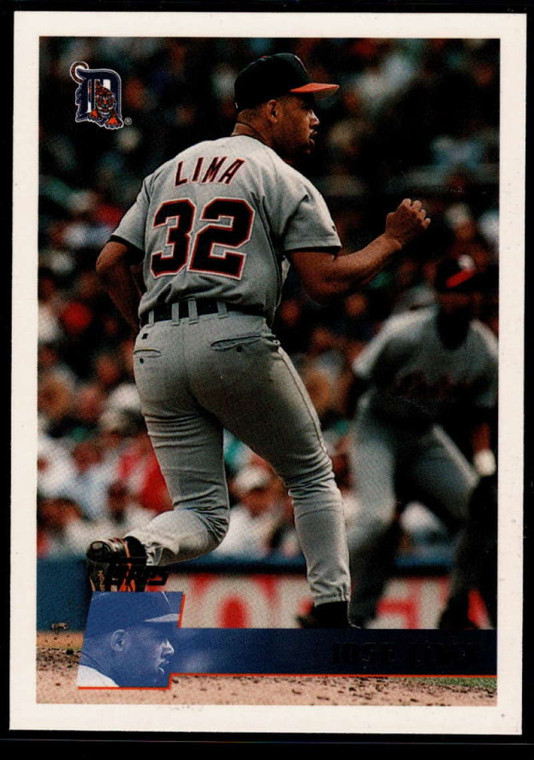 1996 Topps #366 Jose Lima VG Detroit Tigers 