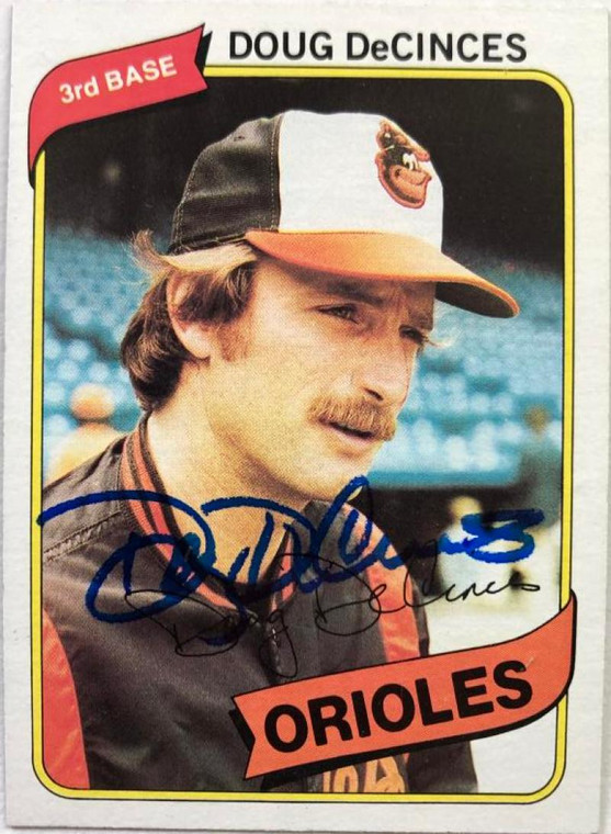 Doug DeCinces Autographed 1980 Topps #615