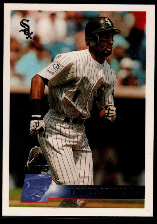 1996 Topps #375 Lance Johnson VG Chicago White Sox 