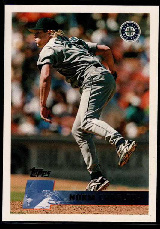 1996 Topps #392 Norm Charlton VG Seattle Mariners 