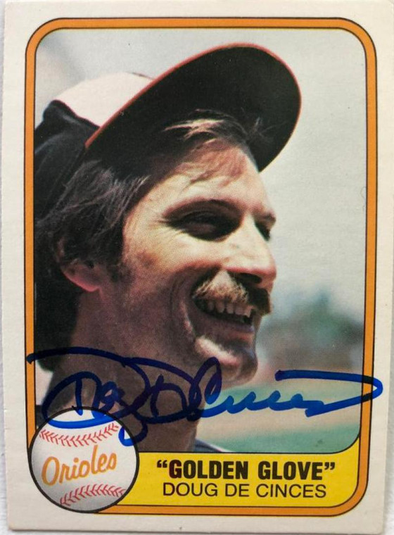 Doug DeCinces Autographed 1981 Fleer #195