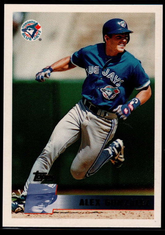 1996 Topps #404 Alex Gonzalez VG Toronto Blue Jays 