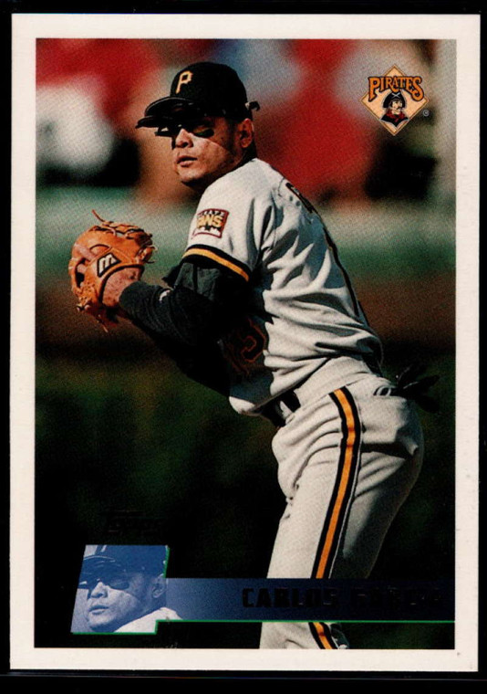 1996 Topps #415 Carlos Garcia VG Pittsburgh Pirates 