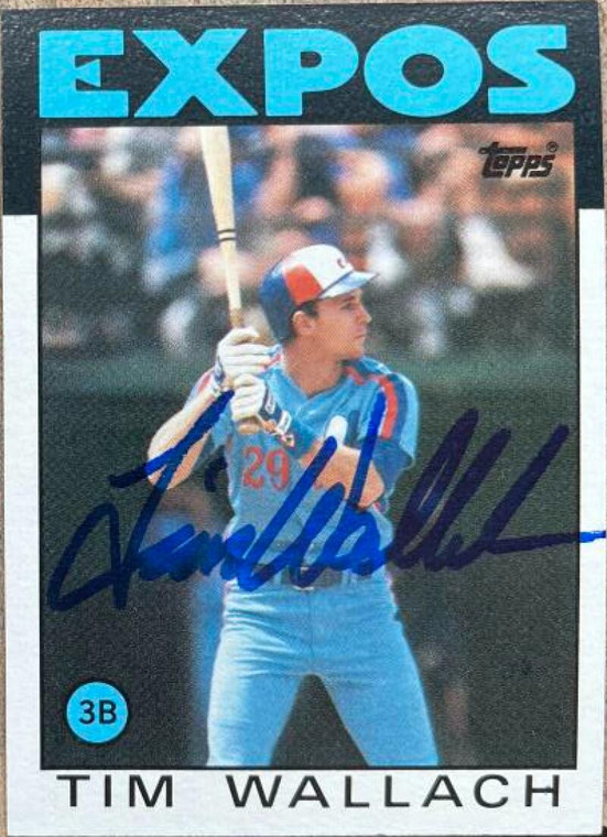 Tim Wallach Autographed 1986 Topps #685