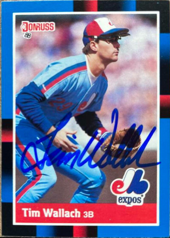 Tim Wallach Autographed 1988 Donruss #222