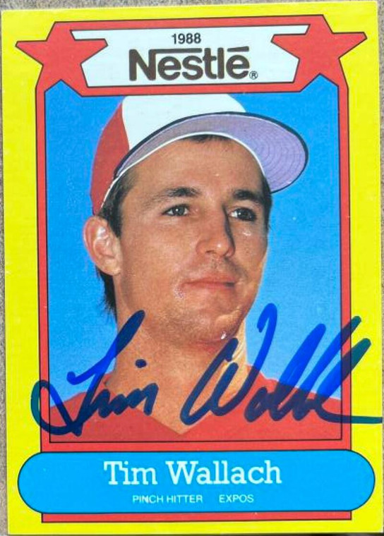 Tim Wallach Autographed 1988 Nestle Dream Team #23