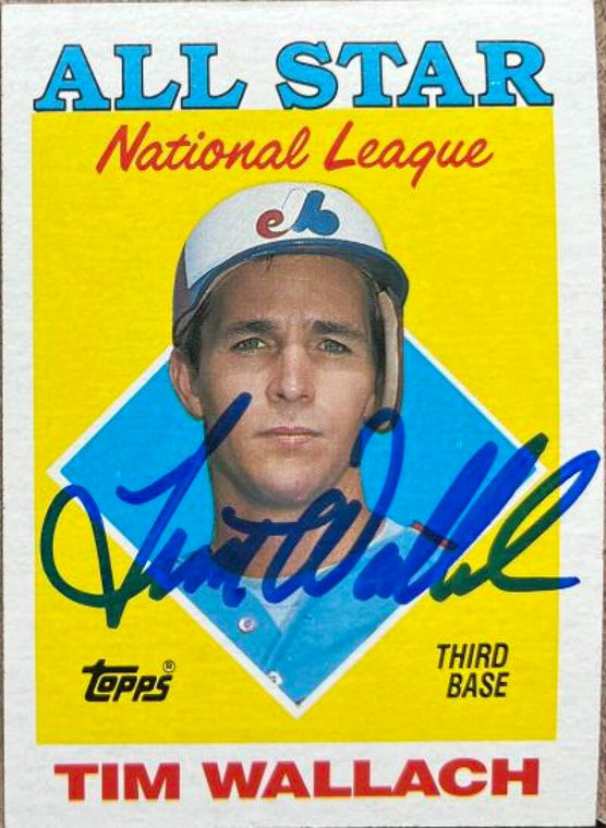 Tim Wallach Autographed 1988 Topps #399