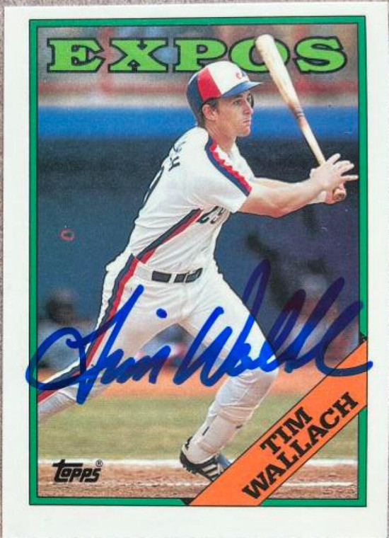 Tim Wallach Autographed 1988 Topps Tiffany #560