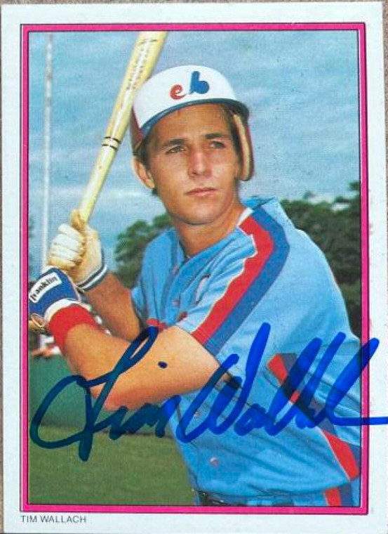 Tim Wallach Autographed 1988 Topps - 1988 All-Star Set Collector's Edition (Glossy Send-Ins) #18 