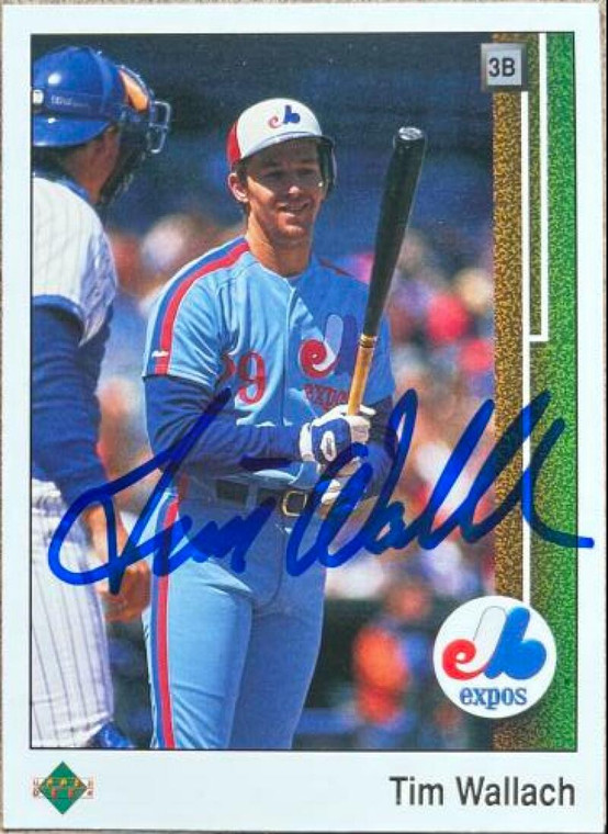 Tim Wallach Autographed 1989 Upper Deck #102