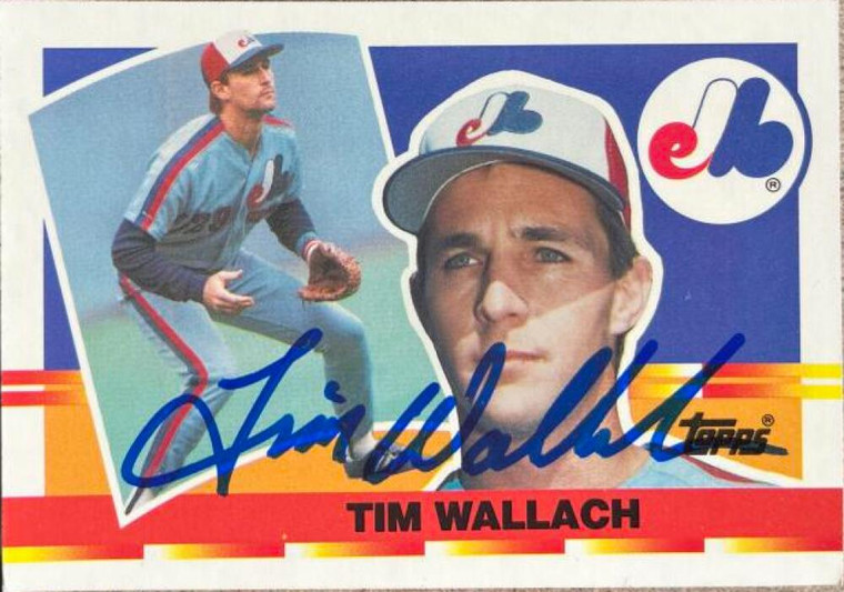 Tim Wallach Autographed 1990 Topps Big #70