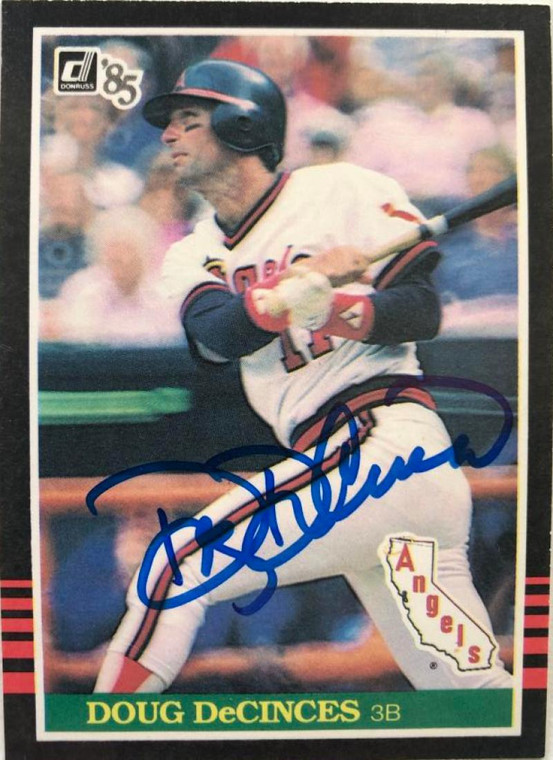 Doug DeCinces Autographed 1985 Donruss #179