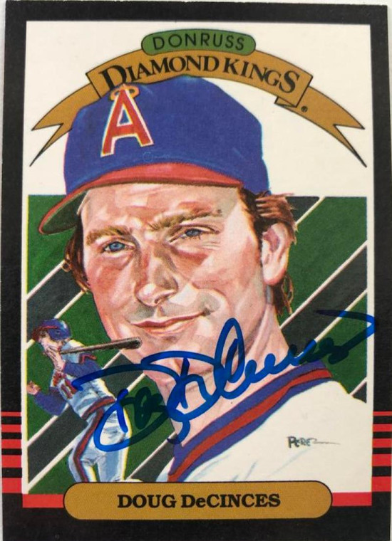 Doug DeCinces Autographed 1985 Donruss #2 Diamond Kings