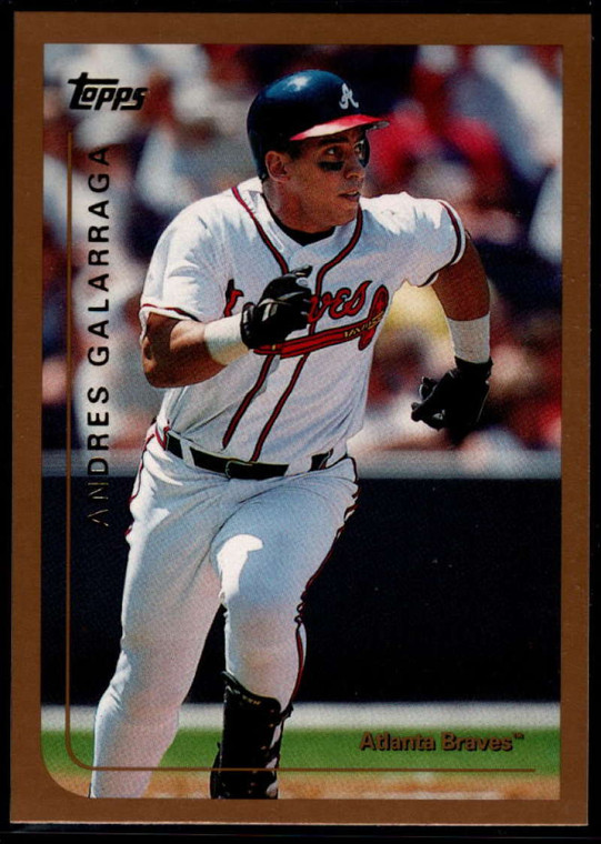 1999 Topps #2 Andres Galarraga VG Atlanta Braves 