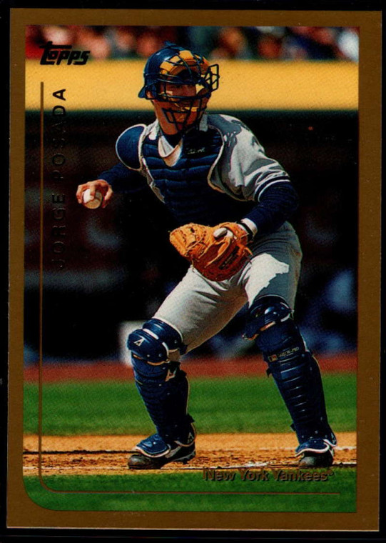 1999 Topps #43 Jorge Posada VG New York Yankees 