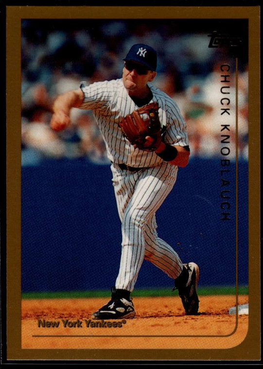 1999 Topps #51 Chuck Knoblauch VG New York Yankees 