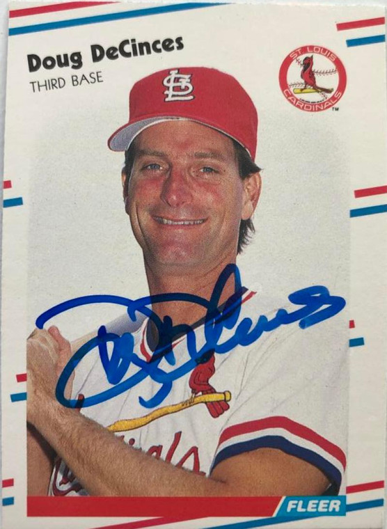 Doug DeCinces Autographed 1988 Fleer #31