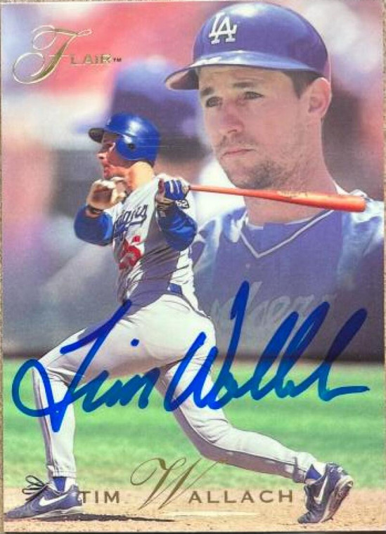 Tim Wallach Autographed 1993 Flair #77