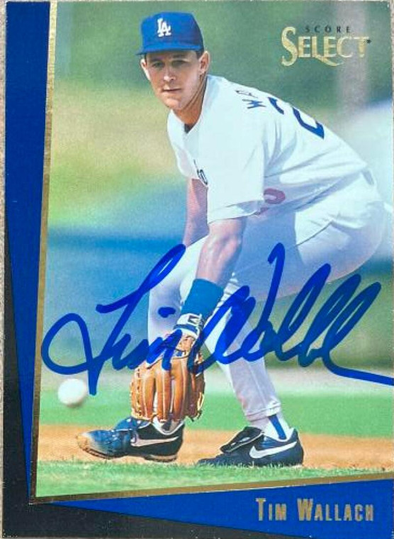 Tim Wallach Autographed 1993 Score Select Rookie & Traded #27T 