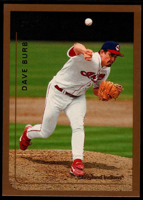 1999 Topps #121 Dave Burba VG Cleveland Indians 