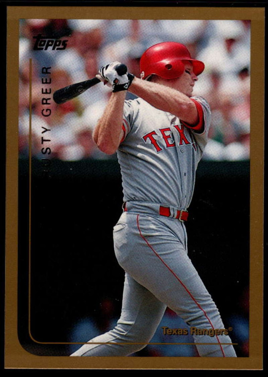 1999 Topps #128 Rusty Greer VG Texas Rangers 