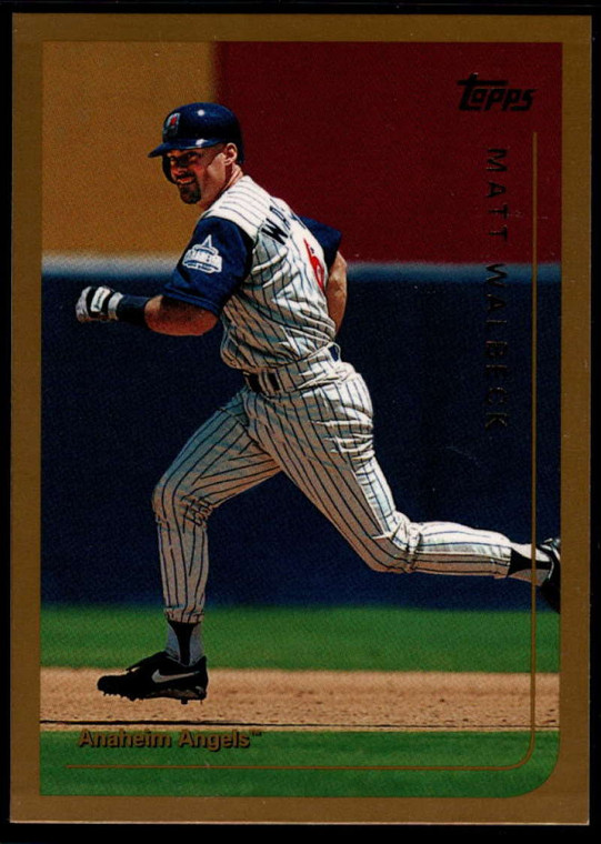 1999 Topps #136 Matt Walbeck VG Anaheim Angels 