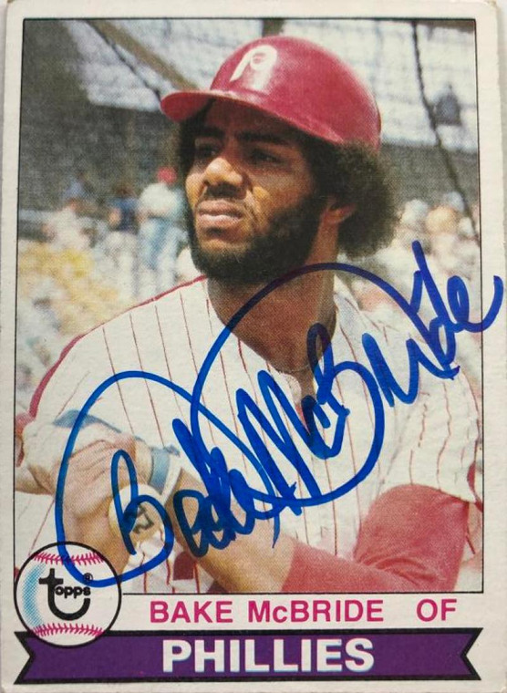 Bake McBride Autographed 1979 Topps #630