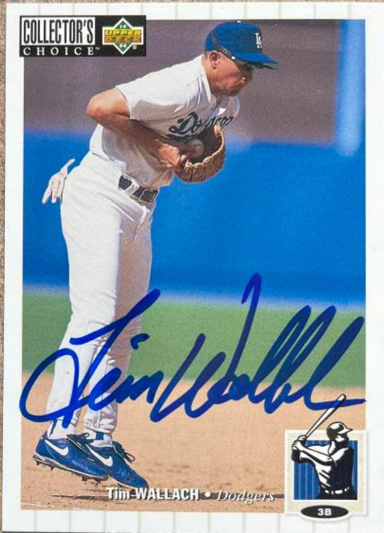 Tim Wallach Autographed 1994 Collector's Choice #466