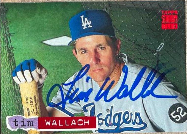 Tim Wallach Autographed 1994 Stadium Club #217