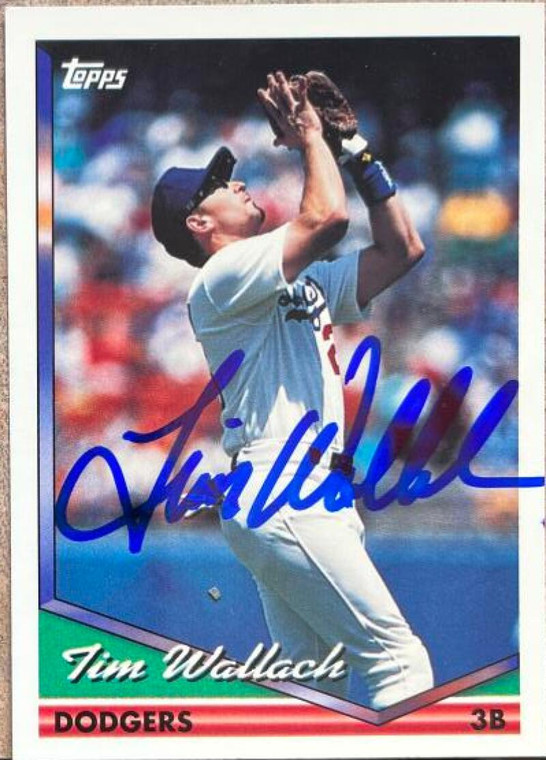 Tim Wallach Autographed 1994 Topps #143