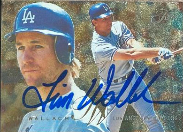 Tim Wallach Autographed 1995 Flair #158