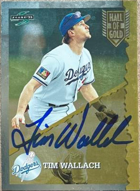 Tim Wallach Autographed 1995 Score Hall of Gold #HG 104