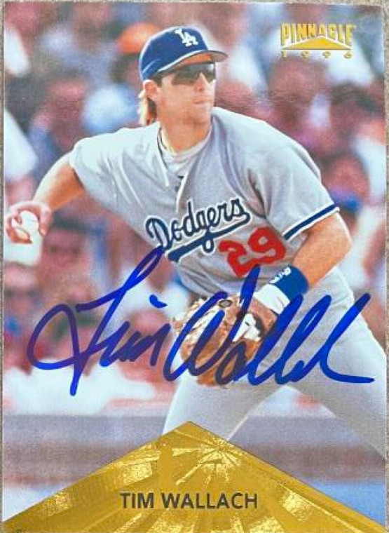 Tim Wallach Autographed 1996 Pinnacle #58