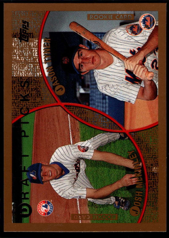 1999 Topps #215 Jason Tyner/Josh McKinley VG RC Rookie Montreal Expos/New York Mets 