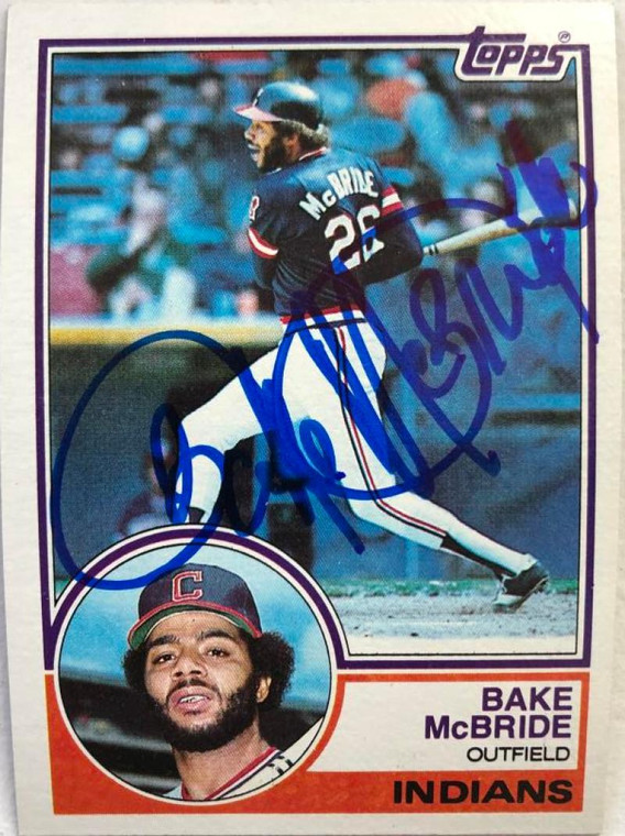 Bake McBride Autographed 1983 Topps #248