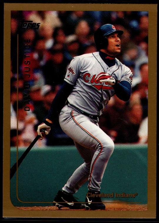 1999 Topps #283 David Justice VG Cleveland Indians 