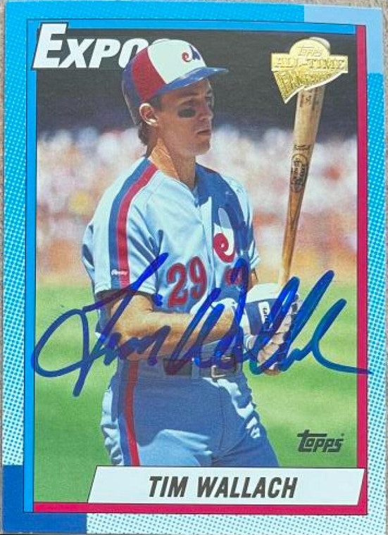 Tim Wallach Autographed 2003 Topps All-Time Fan Favorites #12