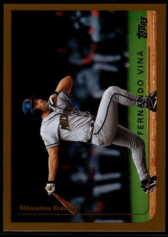 1999 Topps #328 Fernando Vina VG Milwaukee Brewers 