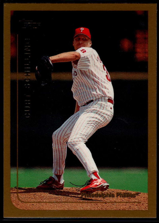 1999 Topps #385 Curt Schilling VG Philadelphia Phillies 