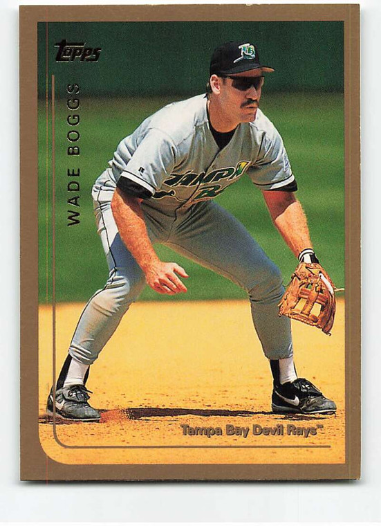 1999 Topps #398 Wade Boggs VG Tampa Bay Devil Rays 