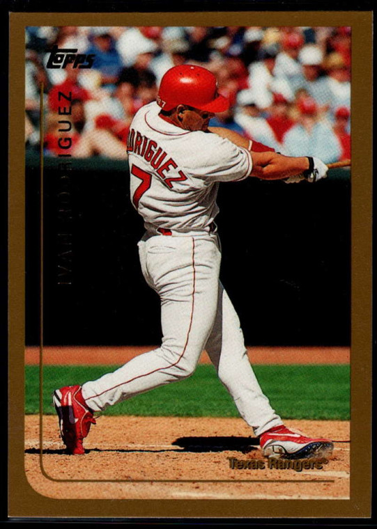 1999 Topps #399 Ivan Rodriguez VG Texas Rangers 