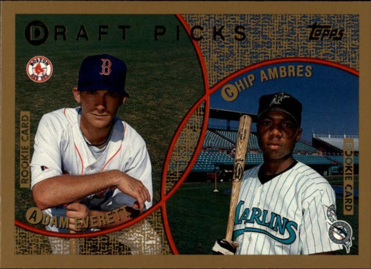 1999 Topps #443 Adam Everett/Chip Ambres VG RC Rookie Boston Red Sox/Florida Marlins 