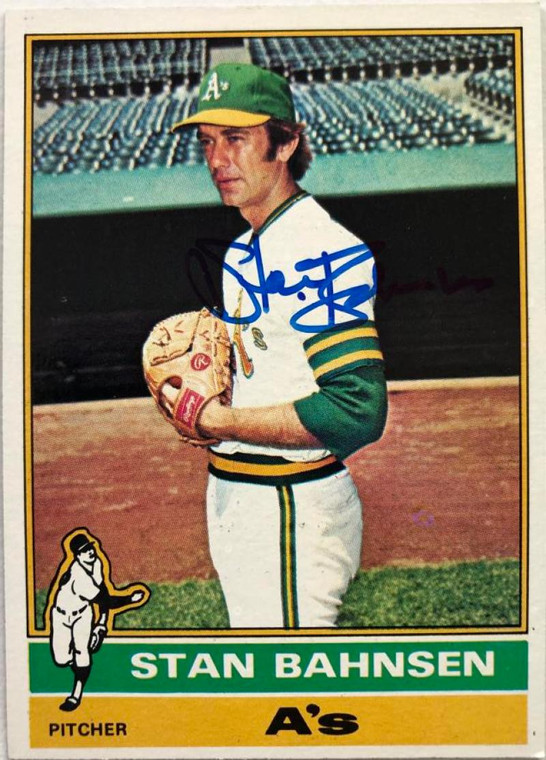 Stan Bahnsen Autographed 1976 Topps #534